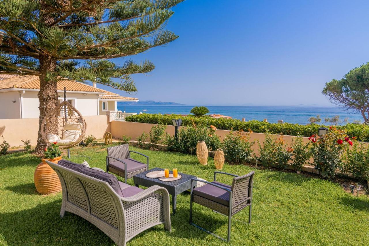 Sea Elegance Villa - On The Beach, By Zantewize Psarou  Exterior foto