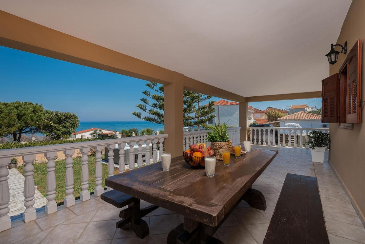 Sea Elegance Villa - On The Beach, By Zantewize Psarou  Exterior foto