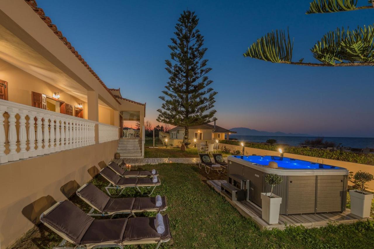 Sea Elegance Villa - On The Beach, By Zantewize Psarou  Exterior foto