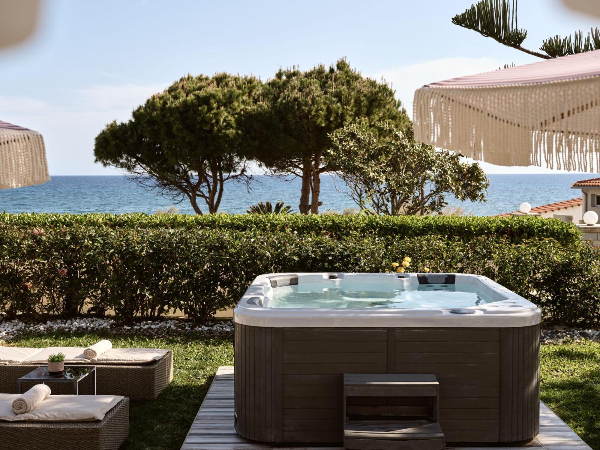 Sea Elegance Villa - On The Beach, By Zantewize Psarou  Exterior foto